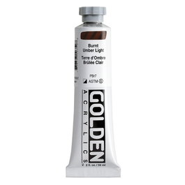 Golden Peinture acrylique Heavy Body Terre d'Ombre Brûlée Claire 59 ml