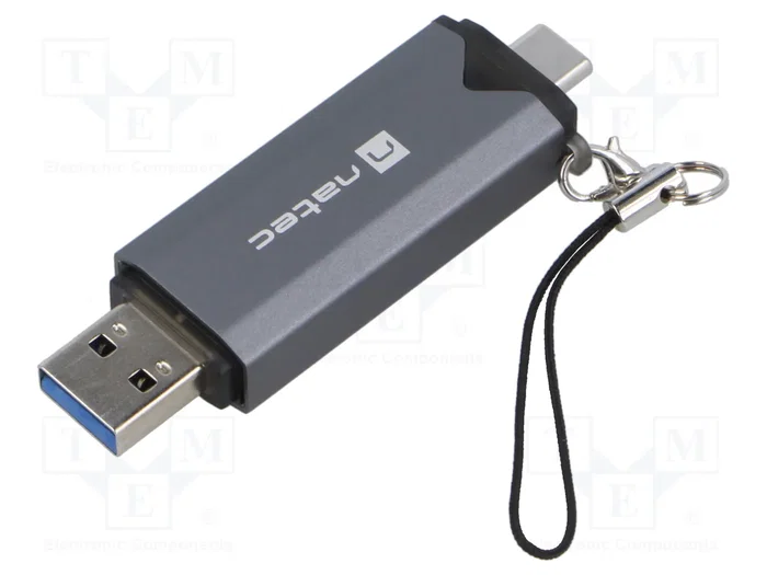 NATEC SCARAB 3 Lecteur de cartes mémoire USB A et USB C