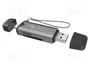 NATEC SCARAB 3 Lecteur de cartes mémoire USB A et USB C