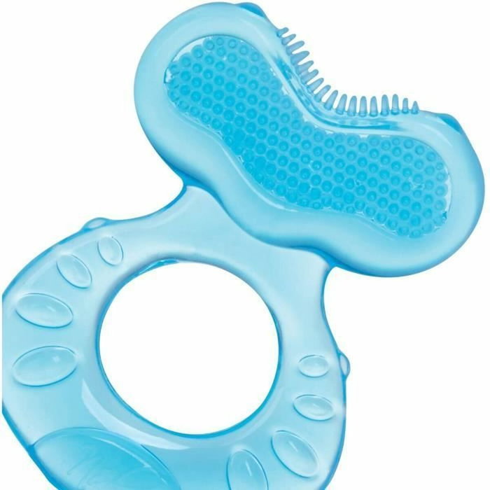 Nuby Anneau de dentition Teethe-eez en silicone - Bleu Nuby Anneau de dentition Teethe-eez en silicone - Bleu