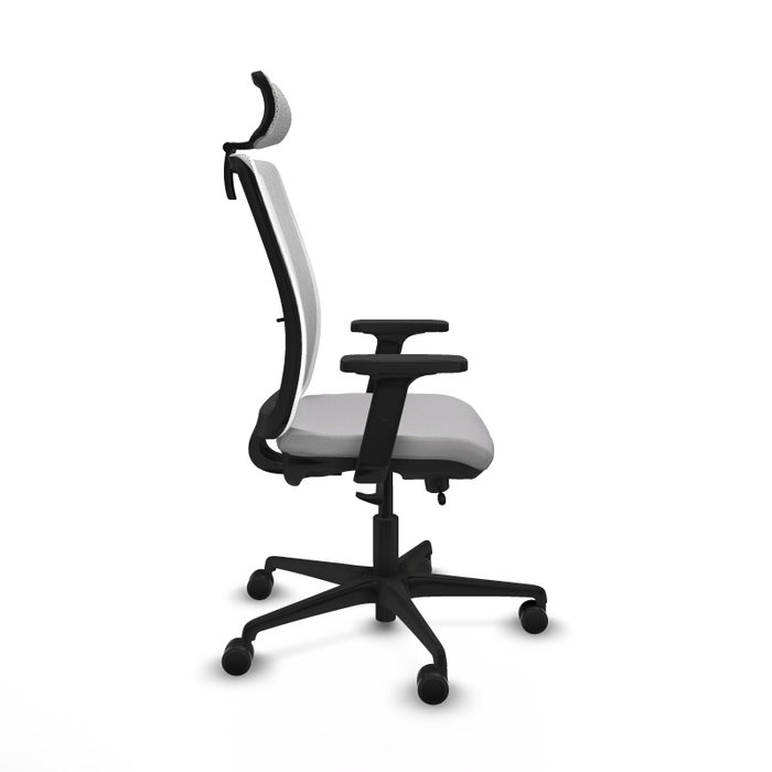Piqueras Y Crespo Haches - Chaise de bureau ergonomique Sincro/Traslack, Gris clair et Blanc Piqueras Y Crespo Haches - Chaise de bureau ergonomique Sincro/Traslack, Gris clair et Blanc