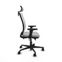 Piqueras Y Crespo Haches - Chaise de bureau ergonomique Sincro/Traslack, Gris clair et Blanc