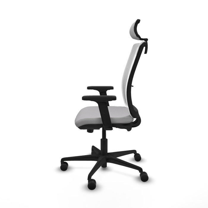 Piqueras Y Crespo Haches - Chaise de bureau ergonomique Sincro/Traslack, Gris clair et Blanc Piqueras Y Crespo Haches - Chaise de bureau ergonomique Sincro/Traslack, Gris clair et Blanc
