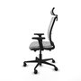 Piqueras Y Crespo Haches - Chaise de bureau ergonomique Sincro/Traslack, Gris clair et Blanc