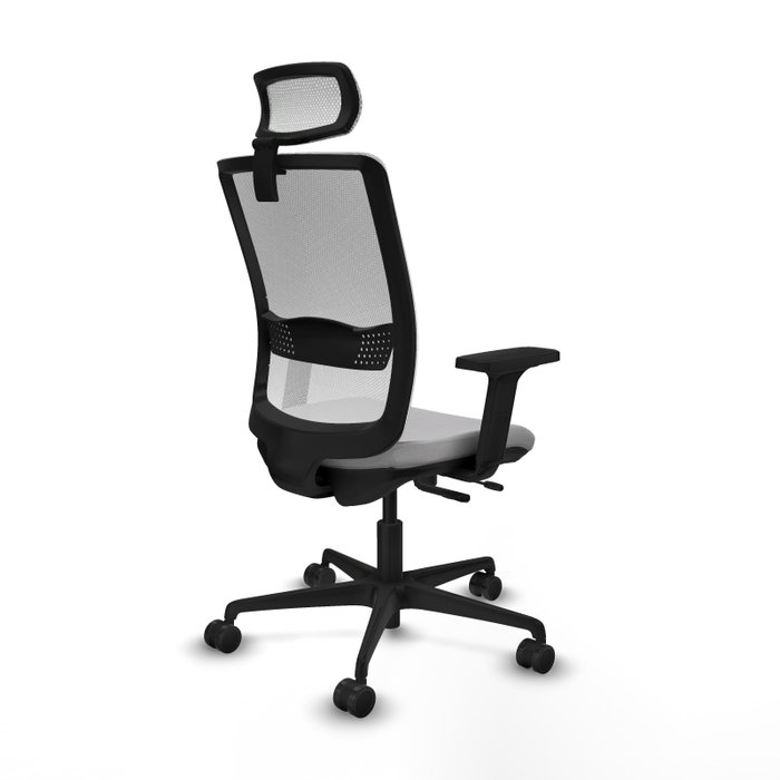 Piqueras Y Crespo Haches - Chaise de bureau ergonomique Sincro/Traslack, Gris clair et Blanc Piqueras Y Crespo Haches - Chaise de bureau ergonomique Sincro/Traslack, Gris clair et Blanc