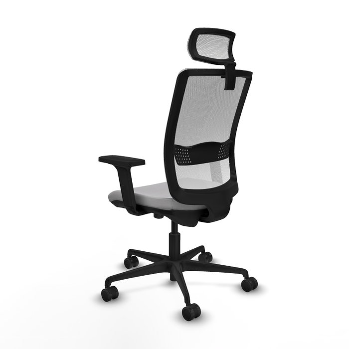 Piqueras Y Crespo Haches - Chaise de bureau ergonomique Sincro/Traslack, Gris clair et Blanc Piqueras Y Crespo Haches - Chaise de bureau ergonomique Sincro/Traslack, Gris clair et Blanc