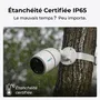 Reolink G330 - Caméra de surveillance extérieure 4MP avec panneau solaire, vision nocturne, détection intelligente et compatible Google Assistant - Blanc