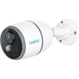 Reolink G330 - Caméra de surveillance extérieure 4MP avec panneau solaire, vision nocturne, détection intelligente et compatible Google Assistant - Blanc