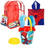 Color Baby Set de plage Spidey avec sac à dos et poncho