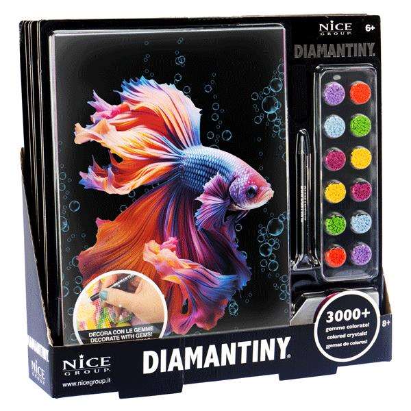 Nice Crystal Art Diamantiny Level Up Surtido 8 - Fondo Marino - Réalisez des mosaïques avec des gemmes colorées en 3D 32x32x2,4 cm - Modèles assortis Nice Crystal Art Diamantiny Level Up Surtido 8 - Fondo Marino - Réalisez des mosaïques avec des gemmes colorées en 3D 32x32x2,4 cm - Modèles assortis