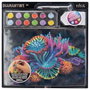 Nice Crystal Art Diamantiny Level Up Surtido 8 - Fondo Marino - Réalisez des mosaïques avec des gemmes colorées en 3D 32x32x2,4 cm - Modèles assortis
