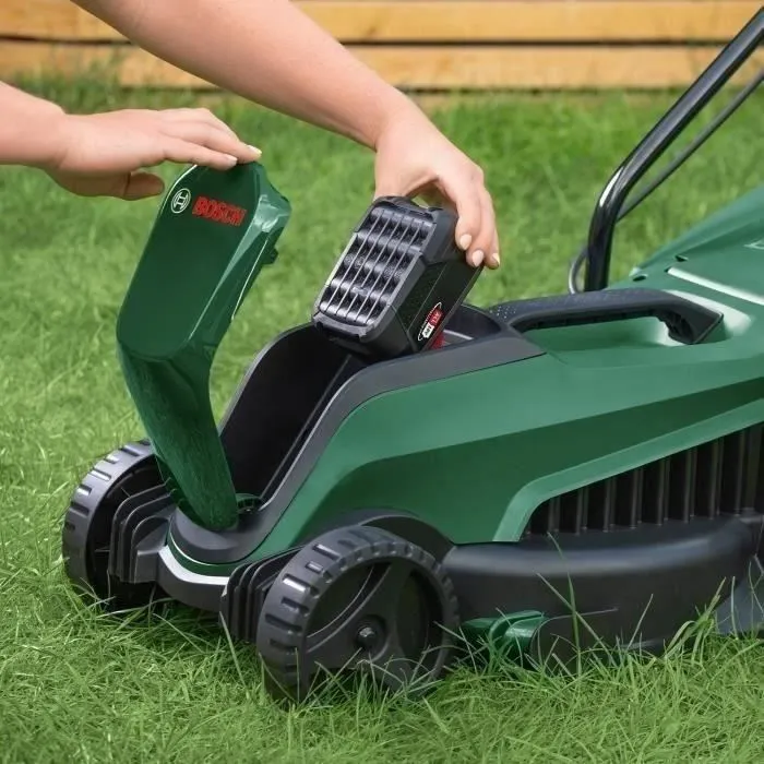 Bosch Tondeuse à gazon EasyMower 18 BOS4059952613802 avec batterie 4 Ah 18 V largeur de coupe 32 cm Bosch Tondeuse à gazon EasyMower 18 BOS4059952613802 avec batterie 4 Ah 18 V largeur de coupe 32 cm