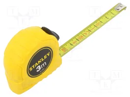 STANLEY Mètre ruban 3m jaune
