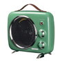 Ariete 808/04 Radiateur soufflant vintage vert - Chauffage d'appoint et ventilateur froid avec thermostat réglable