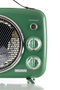 Ariete 808/04 Radiateur soufflant vintage vert - Chauffage d'appoint et ventilateur froid avec thermostat réglable