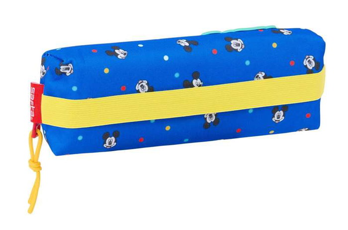 Safta Portatodo Rectangular avec Gomme Elastique 22cm Mickey Mouse "Good Day" Boîte de Rangement pour Enfants 22 x 4 x 7 cm
