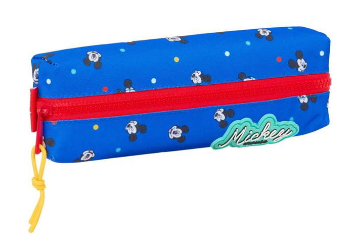 Safta Portatodo Rectangular avec Gomme Elastique 22cm Mickey Mouse "Good Day" Boîte de Rangement pour Enfants 22 x 4 x 7 cm