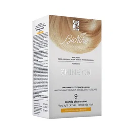 BioNike Shine On Teinture permanente pour cheveux 9 Very Light Blonde 145 ml