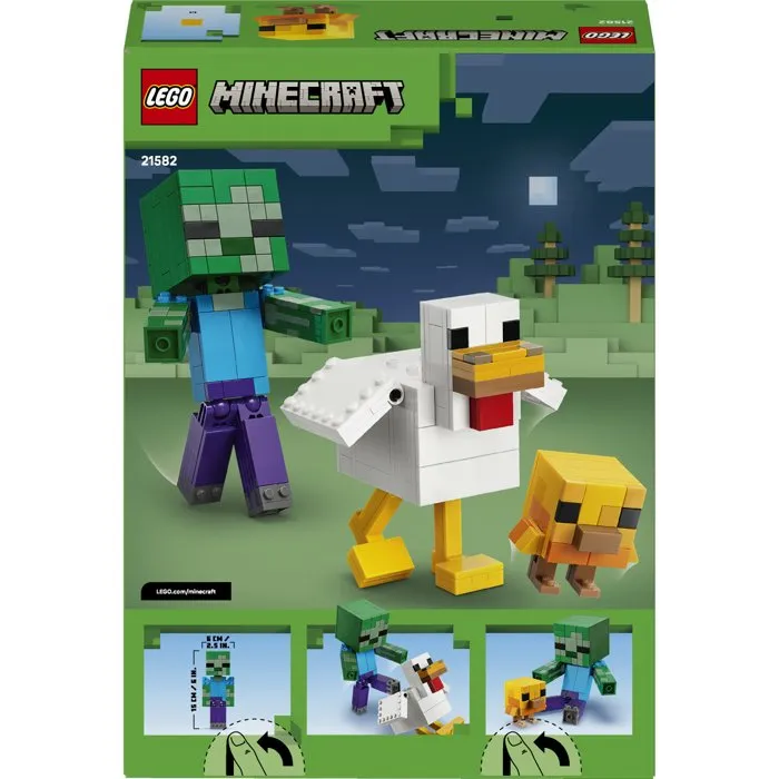 LEGO Minecraft Poule chevauchée 21582