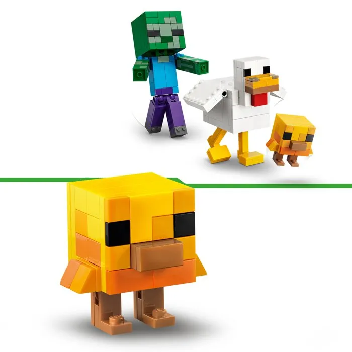 LEGO Minecraft Poule chevauchée 21582