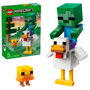 LEGO Minecraft Poule chevauchée 21582
