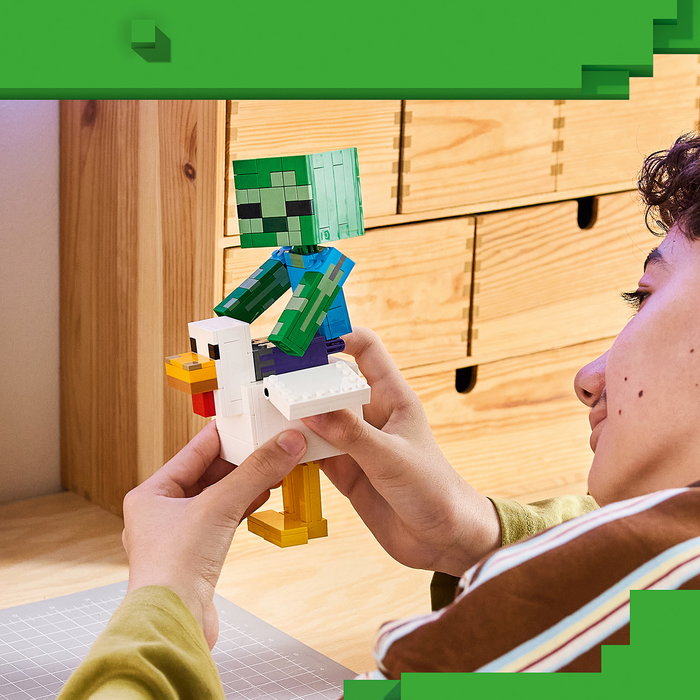 LEGO Minecraft Poule chevauchée 21582