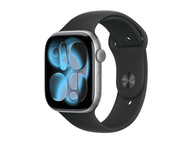 Apple Smartwatch Apple Watch Series 11 GPS 46 mm Space Grey Aluminium Boîtier S10 SiP Retina LTPO3 OLED Apple Smartwatch Apple Watch Series 11 GPS 46 mm Space Grey Aluminium Boîtier S10 SiP Retina LTPO3 OLED