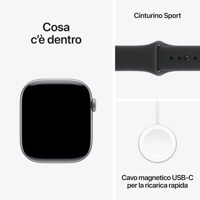 Apple MEV44QL/A Gris 46 mm Apple MEV44QL/A Gris 46 mm