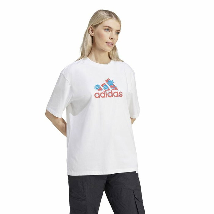 T-shirt à manches courtes femme Adidas Flower Badge of Sports Gt