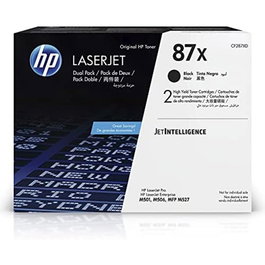 HP Toner 87X CF287XD Noir XL Pack de 2
