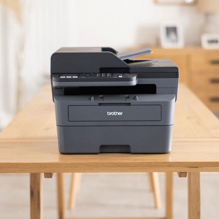 Brother MFC-L2827DWXL - Imprimante multifonction laser monochrome avec Wi-Fi, ADF 50 pages, bac 250 pages, kit 2 toners 6000 pages et garantie 3 ans - Éligible EcoPro