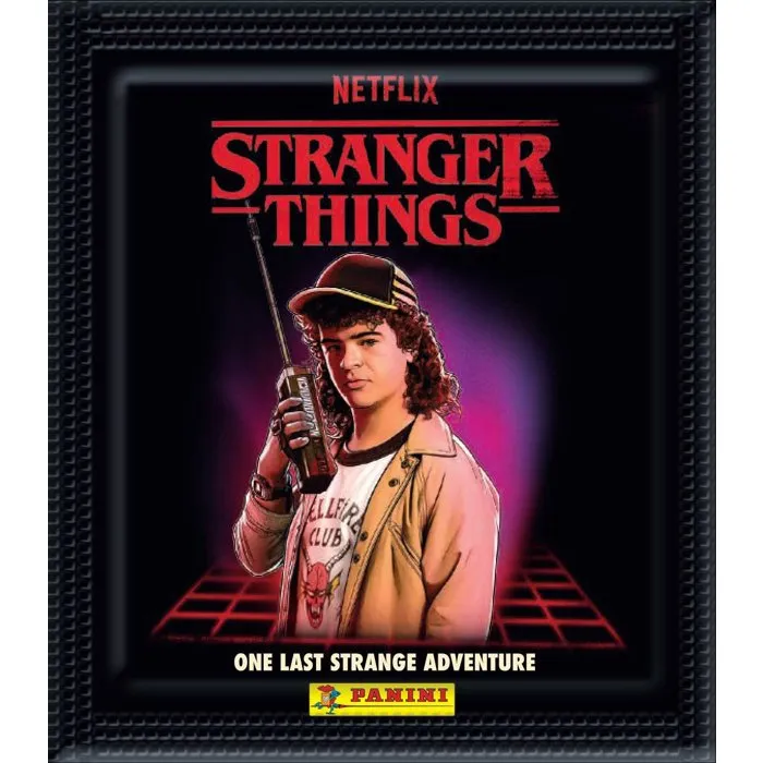 Panini - Stranger Things 5 - Boîte de 36 pochettes - 180 stickers à collectionner dont stickers brillants et phosphorescents - Album et poster