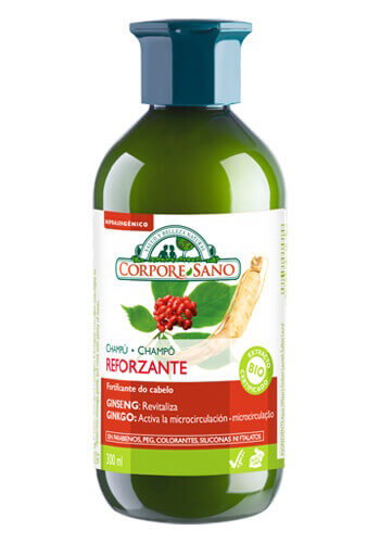 CORPORE SANO Shampooing Ginseng et Ginkgo Renforçant 300 ml CORPORE SANO Shampooing Ginseng et Ginkgo Renforçant 300 ml