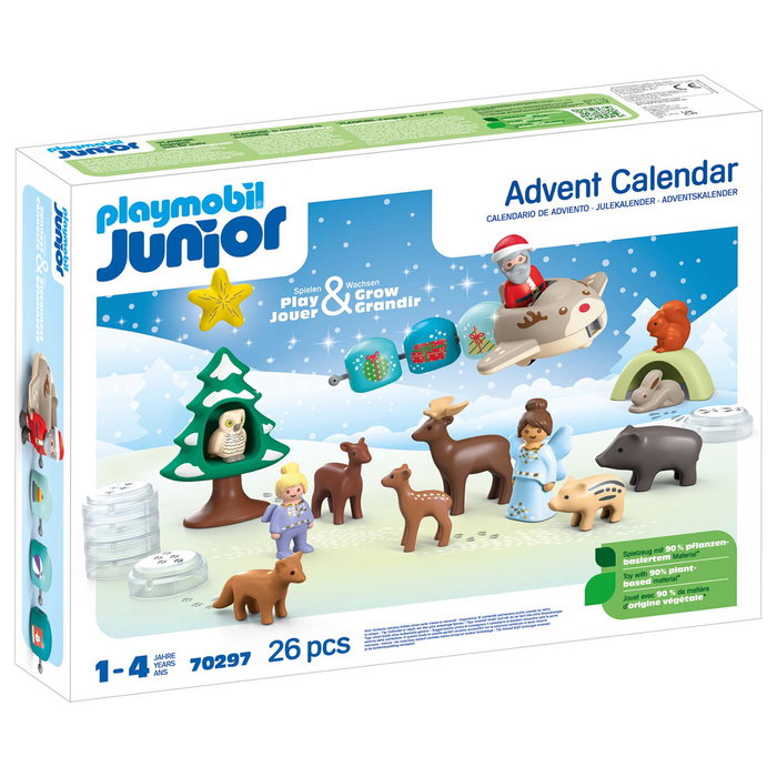 PLAYMOBIL Calendrier de l'Avent Noël Neige Junior - Figurines à Découvrir - Référence 70297 PLAYMOBIL Calendrier de l'Avent Noël Neige Junior - Figurines à Découvrir - Référence 70297