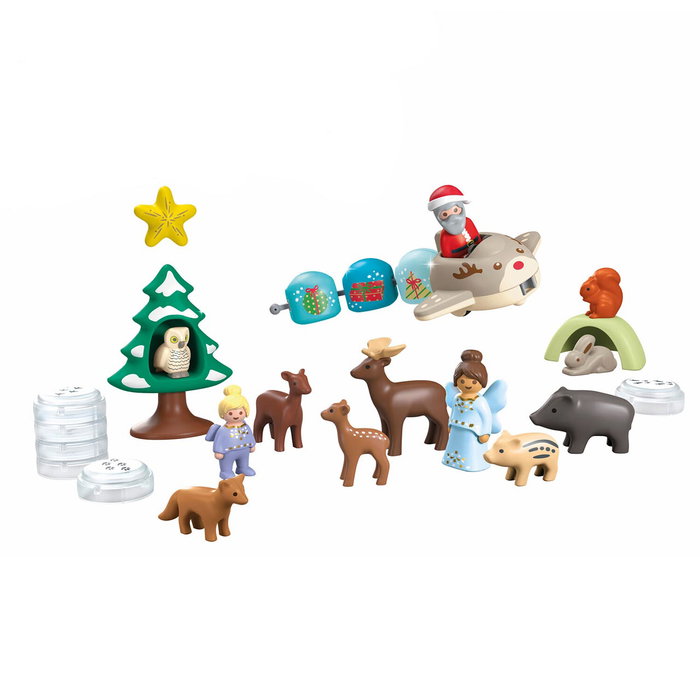 PLAYMOBIL Calendrier de l'Avent Noël Neige Junior - Figurines à Découvrir - Référence 70297 PLAYMOBIL Calendrier de l'Avent Noël Neige Junior - Figurines à Découvrir - Référence 70297