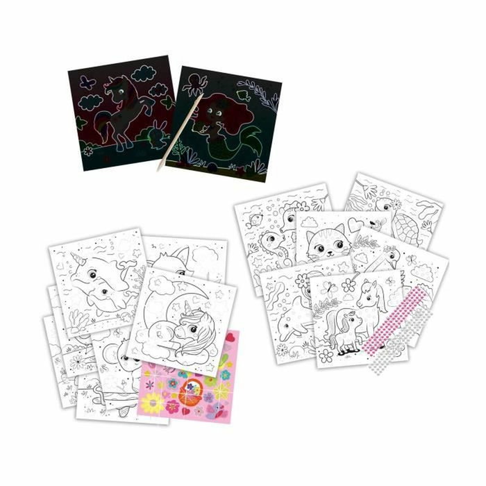 SES Creative Cahier d'activités de coloriage à paillettes 3 en 1 SES Creative Cahier d'activités de coloriage à paillettes 3 en 1