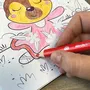 SES CREATIVE Cahier d'activités effaçable 3 en 1 - Coloriage à paillettes pour enfants - Rose
