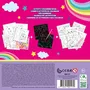 SES CREATIVE Cahier d'activités effaçable 3 en 1 - Coloriage à paillettes pour enfants - Rose