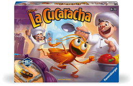 Ravensburger - Jeu La Cucaracha, Attrapez l'insecte qui court avec les couverts, jeu de société animé pour enfants à partir de 8 ans