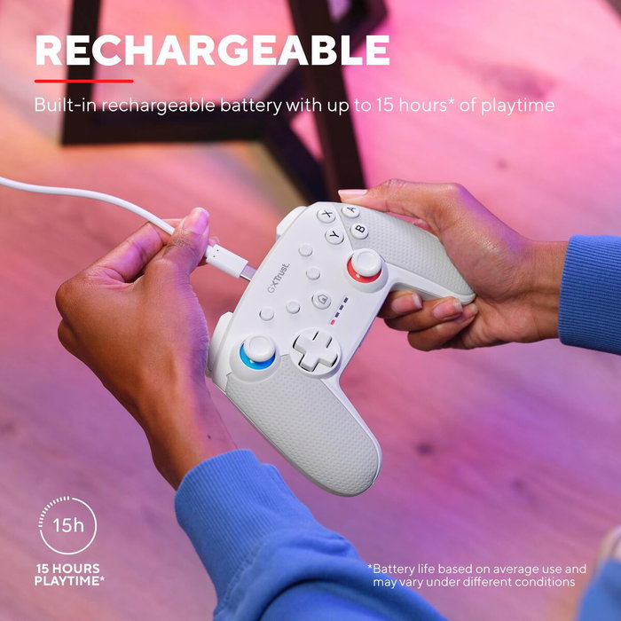 Manette Pro pour Nintendo Switch + Câble USB Mars Gaming GXT 1246W