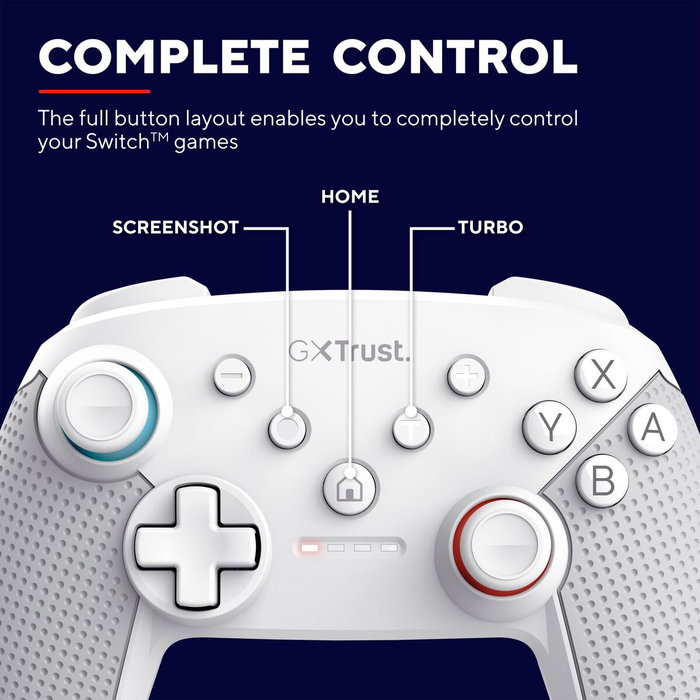 Manette Pro pour Nintendo Switch + Câble USB Mars Gaming GXT 1246W