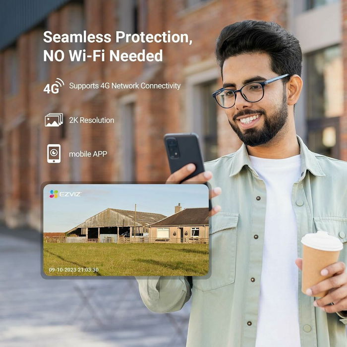 Camescope de surveillance Ezviz CS-H8C-R200-1K3KFL4GA 4MM