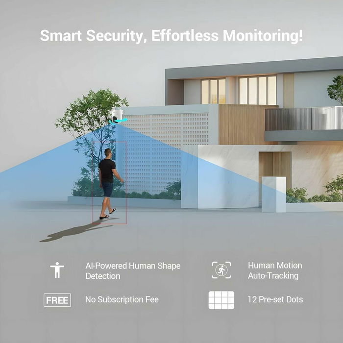Camescope de surveillance Ezviz CS-H8C-R200-1K3KFL4GA 4MM