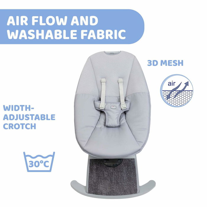 Chicco Comfy Wave - Balancelle musicale grise Chicco Comfy Wave - Balancelle musicale grise