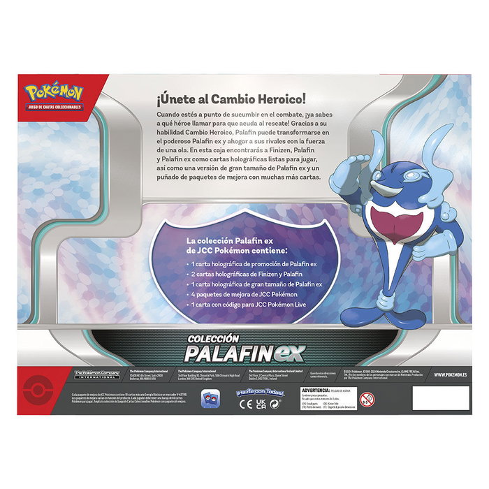 Pokémon Jeu de Cartas - Blister de Cartes PalafinEX en Espagnol
