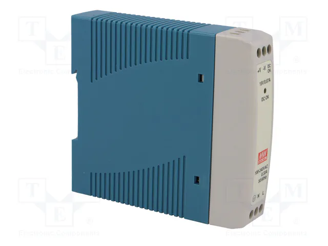 MEAN WELL MDR-10-15 Alimentation à impulsions 10W 15VDC MEAN WELL MDR-10-15 Alimentation à impulsions 10W 15VDC