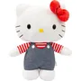 GPTOYS Peluche Hello Kitty HKT133 Bleu Denim 30 cm - Pour Enfants à Partir de 3 Ans