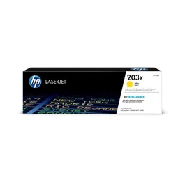 HP Cartouche de toner authentique jaune grande capacité 203X (CF542X) pour imprimantes LaserJet Pro M254 M280 M281