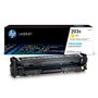 HP Toner Original LaserJet 203X Jaune CF542X Haute Capacité pour Imprimante HP LaserJet Pro