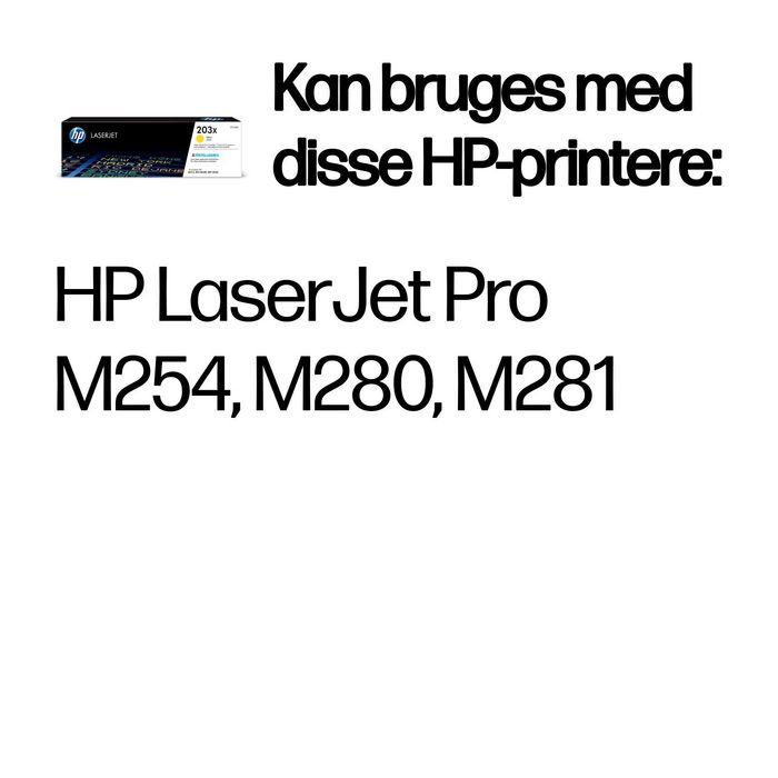 HP Toner 203X CF542X Jaune XL Grande Capacité
